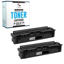 2PK CMYi Replacement 206A Black Cartridges for HP Color LaserJet Pro MFP M283fdw picture