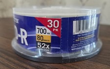 Memorex CD R 52X 80 Minute 700MB Computer 30 Pack Factory Sealed NEW picture