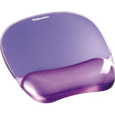 Fellowes Purple Gel Mouse Mat with Wrist Support - Enhance Your Workspace picture