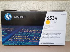 HP CF322A Yellow 653A  LaserJet Toner Cartridge  Open Box, Sealed bag picture