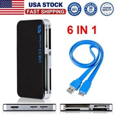 USB 3.0 Memory Card Reader Adapter 5GBPS Fit For CF/TF/SD/Micro SD/XD/M2/MS Card picture