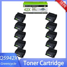 10 x 42X Q5942X High Yield Toner Cartridges Replacement For HP LaserJet 4250dtn picture
