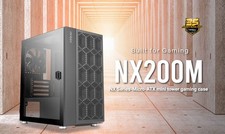 Antec NX200M m-ATX ITX Case Large Mesh Front for excellent cooling Side picture