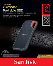 SanDisk 2TB Extreme Portable SSD - Up to 1050MB/s, USB-C, USB 3.2 Gen 2, IP65 🔥 picture