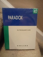 Borland Paradox 4.0 PAL Programmer Guide Reference Application Workshop SEALED picture