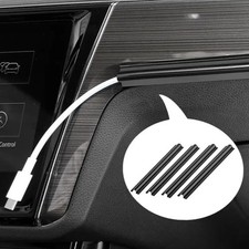 4Pcs Car Cable Organizer Clips Wire Holder Charging Cord Management Kit picture