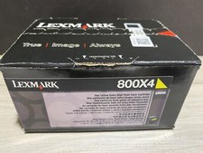 Lexmark 80C0X40 (800X4) Extra High Yield Yellow Toner Cartridge Genuine OEM picture