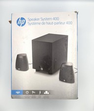 HP Speaker System 400 Desktop 2.1 Multimedia Speakers Subwoofer Set Tested picture