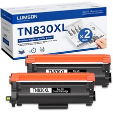 TN830XL 830 XL Toner Cartridge 2PK for TN830XL DCP-L2640DW HL-L2480DW L2865DW picture