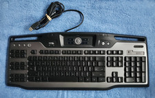 Logitech G11 USB Gaming Keyboard 18 G-Keys Media Controls Tested Read picture