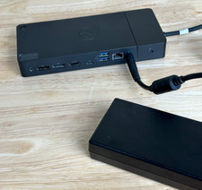 USED Dell Thunderbolt 3 Dock Station w/ 180W AC Power Adapter 4K Video WD19TBS picture
