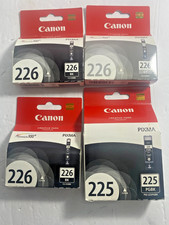 Genuine Canon PGI-225 PGBK CLI-226 BK Gray OEM Ink-  4-Pack Lot - NEW Sealed picture