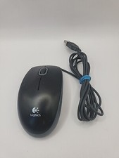 Logitech M-U0026 M100 Wired Optical USB Computer Mouse Black/Gray P/N 810-002182 picture