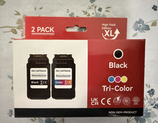 Cartridges 2 Pack XL High Yield Black & Tri-Color picture