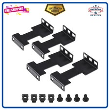4 Pcs 1U Server Rack Depth Extender Recessed Mount Adapter Kit for Network Rack picture