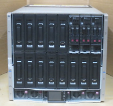 HP Blade System BL C7000 G3 Blade Chassis 3x BL460C Gen8 6x E5-2650v2 384GB RAM picture