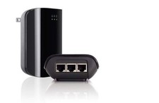 Belkin 3 Powerline Internet Adapter 3 Fast Ethernet Ports & up to 200Mbps picture
