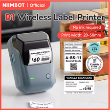 NIIMBOT B1 Bluetooth Thermal Label Printer 2 Inch Sticker Maker with Tape picture