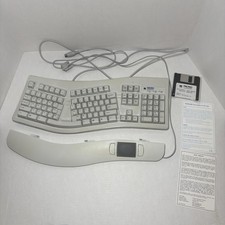 Vtg Micro Innovations Win95/98 Split-Key Keyboard KB98T Touch Pad Ergonomic picture