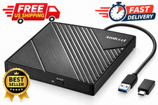 External DVD Drive Burner, USB 3.0 and Type-C Optical Slim  CD picture