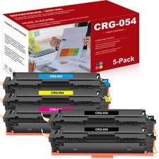 5PK CRG 054H Toner Fit For Canon 054 Toner MF641cdw MF642cdw MF644cdw LBP622cdw picture