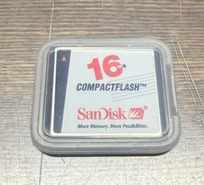 2003 Vintage SANDISK SDCFB-16-101-00 COMPACTFLASH 16MB FLASH picture