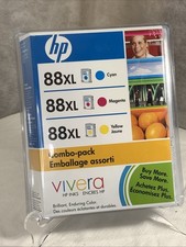 HP Ink Cartridge 88 XL Vivera COMBO PACK 88XL 3 Cyan Magenta Yellow 175712 NOS picture