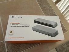Hyperdrive 14-Port USB-C Docking Station for Chromebook, MacBook, PC New picture