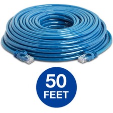 CAT 6 Ethernet Cable Lan Network CAT6 Internet Modem Blue RJ45 Patch Cord LOT picture