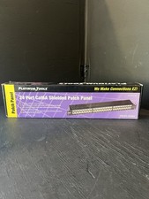 Platinum Tools 675-24C6AS 24 Port Cat6A Shielded Patch Panel picture