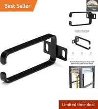 Effortless Cable Management with StarTech’s 1U Vertical D-Ring Hook, 1.8x3.9in picture