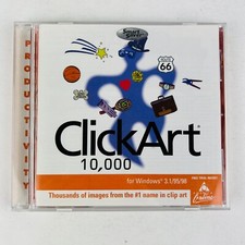 ClickArt 10,000 PC CD-ROM Productivity Software picture