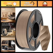 Wood Fiber PLA 3D Printer Filament 1.75mm, Eco-Friendly, 1.1kg, High Quality picture