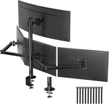Quad Monitor Mount for 17-32 Inches - Fully Adjustable Heavy Duty 4 Monitor Arm picture