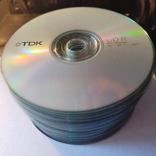 TDK CD-R Recordable, 52x, 80 Minutes, 700 MB, Set Of 48 picture