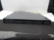 Cisco Systems WS-C3650-48PD With 3 Fans and 2 DPS-1025AB D Power Supply Modules picture
