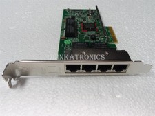DELL NETWORK BROADCOM QUAD QP 1Gb HIGH PROFILE PCIe NIC CARD 5719 HY7RM  picture