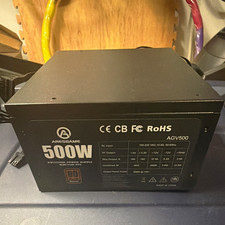ARESGAME AGV500 500W ATX 80 PLUS Bronze PSU 24-Pin SATA 100-240V picture