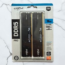 Crucial Pro 96GB 2x48GB DDR5-5600 CL46 XMP EXPO [Lifetime Warranty] picture