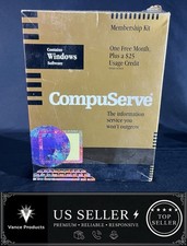 CompuServe Membership Kit Windows 1994 Open Box picture