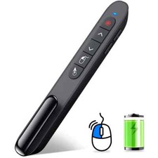 Wireless Presenter Remote with Air Control, Rechargeable USB Presentation Cli... picture