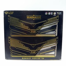 OLOy WarHawk 32GB DDR4 3200MHz 2x16GB RGB Desktop RAM Black Open Box picture