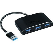 SIIG SuperSpeed 4 Port USB 3.0 Hub With 5V Power Adapter and Woven Braided USB - picture