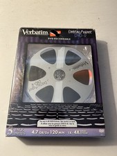VERBATIM Digital Movie DVD-R DVD-Recordable 4.7 GB 120 Minutes 3 Pack NEW SEALED picture