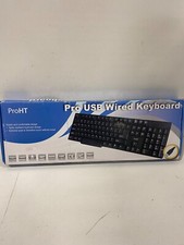 Inland ProHT USB Standard Wired Keyboard - Comfortable Design And Quiet picture