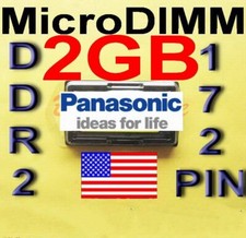 (2GB RAM) 1x2G PANASONIC CF-R5 R6 R7 T5 W5 Y6 Y6 Y7 Y8E Y8F MicroDIMM  μ picture
