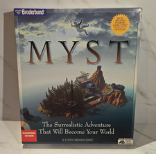 Myst Big Box - Macintosh CD-ROM Big Box w/ Manual Journal & Registration Card picture