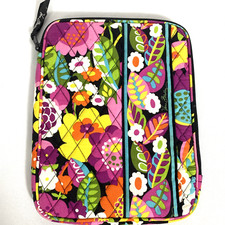 Vera Bradley Va Va Bloom iPad Kindle Case Multicolored Floral Quilted 10”x 8” picture