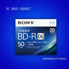 20 x Disc SONY BD-R DL 50GB x4 Write Speed Blu-ray disc Dual Layer From Japan picture