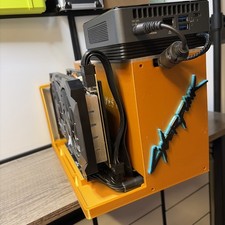 Custom built punk themed gaming intel i5 mini pc with a GPU 16gb ram 1TB SSD picture